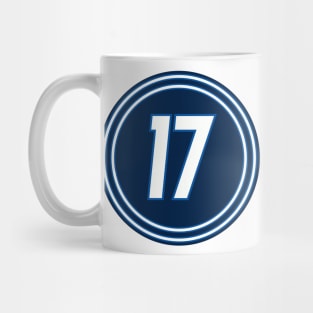 Adam Lowry Number 17 Jersey Winnipeg Jets Inspired Mug